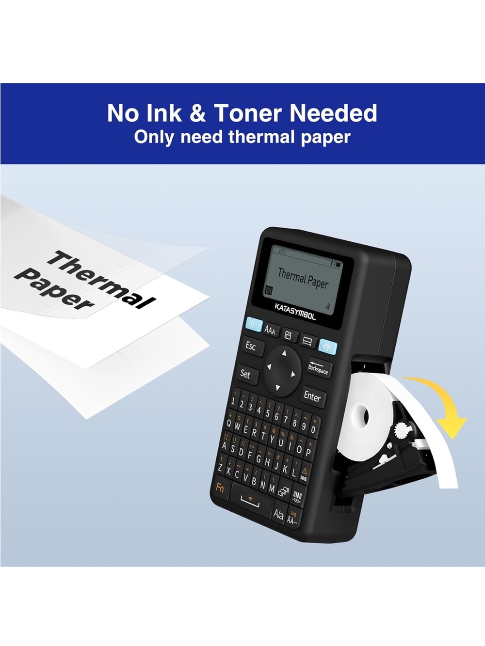 New Open Box SUPVAN E11 Bluetooth Label Maker Machine, Support Keyboard & App - Picture 7 of 10